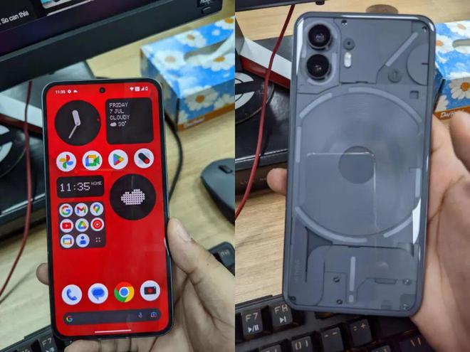 Nothing Phone（2）真机图曝光：延续透明后盖设计搭载骁龙8(图1)