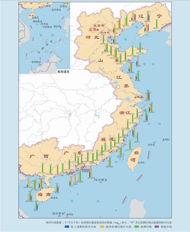 58 个区域海洋垃圾检测：废塑料占比高达 898%(图2)
